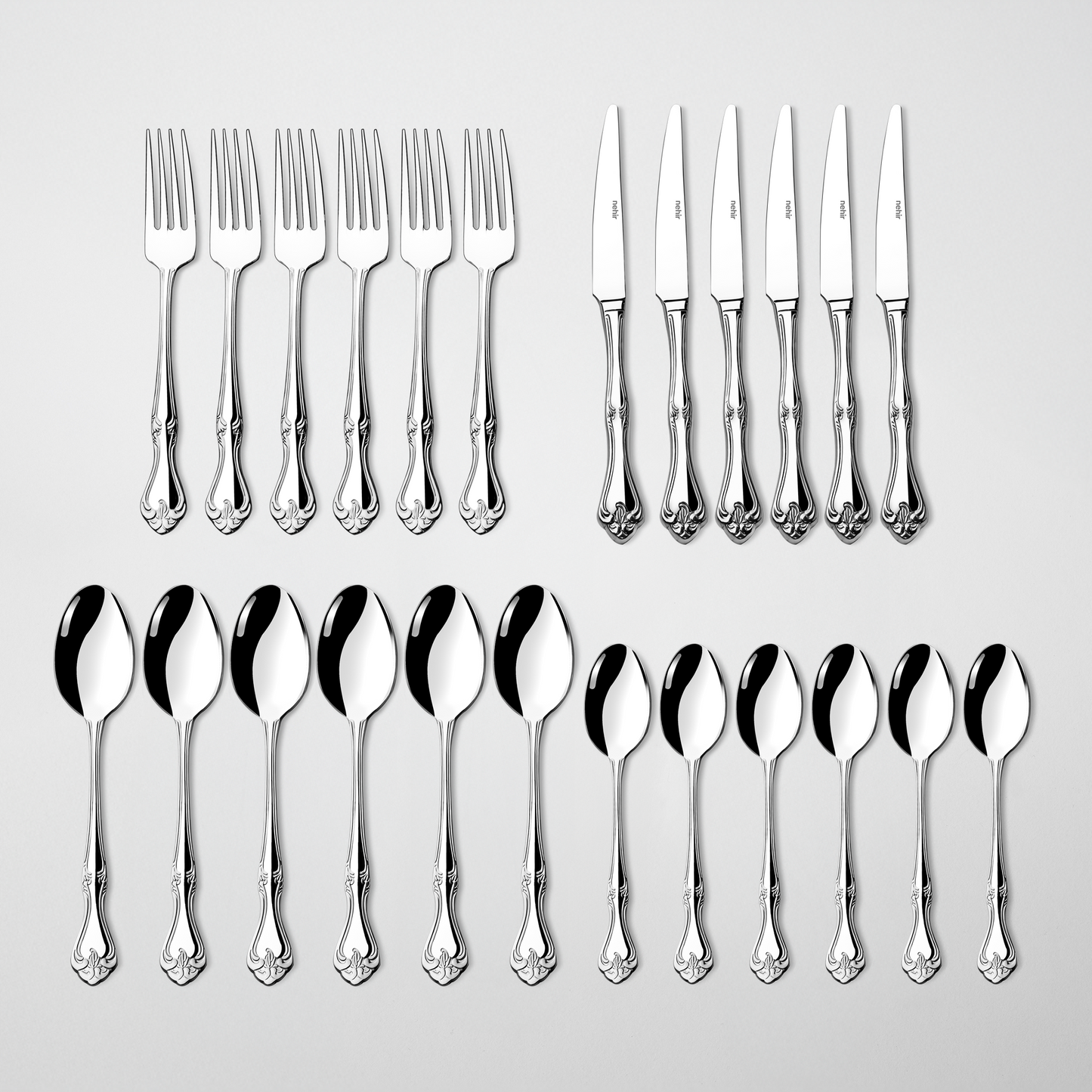 Lalezar 24-Piece Cutlery Set