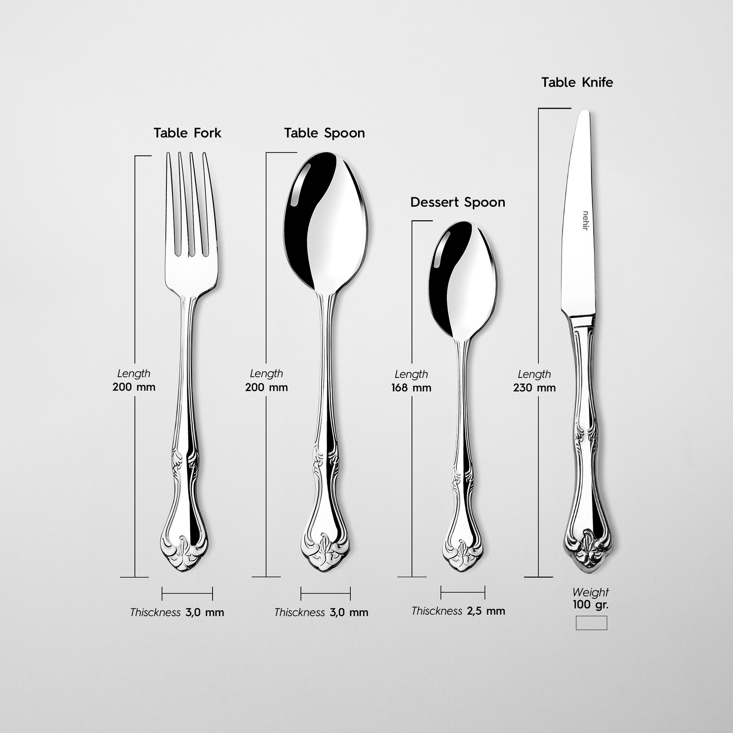 Lalezar 24-Piece Cutlery Set