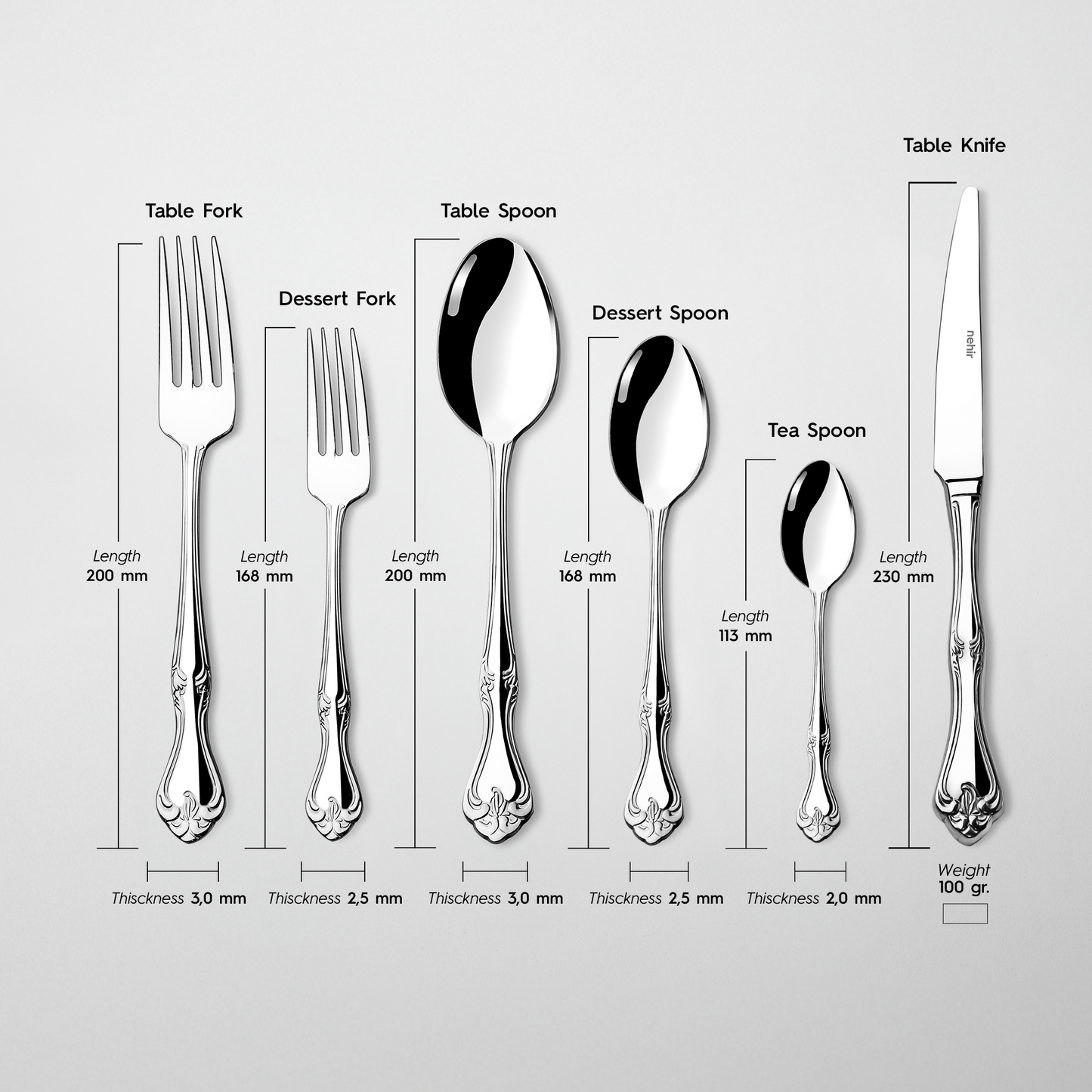 Lalezar 36 Piece Cutlery Set